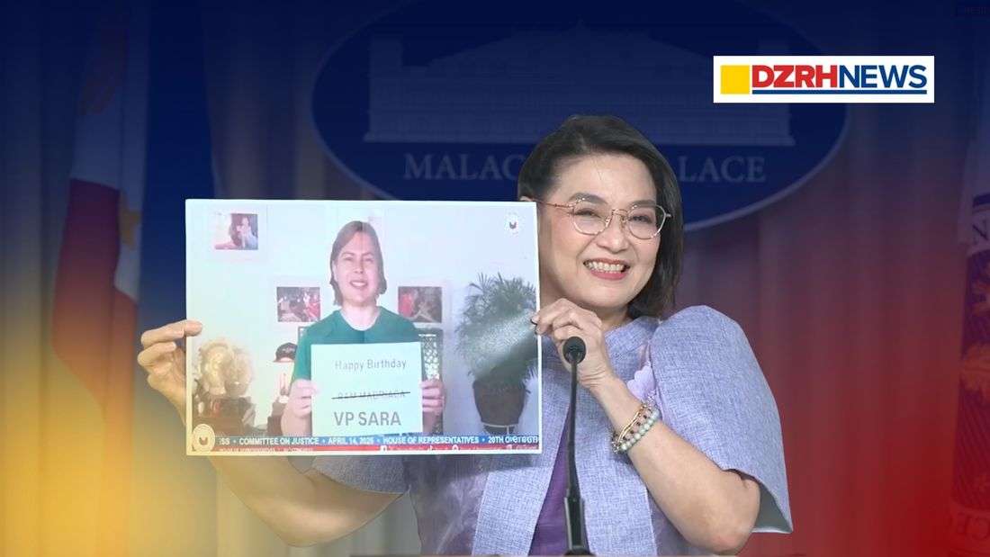 PCO extends birthday greetings to VP Duterte during press briefing