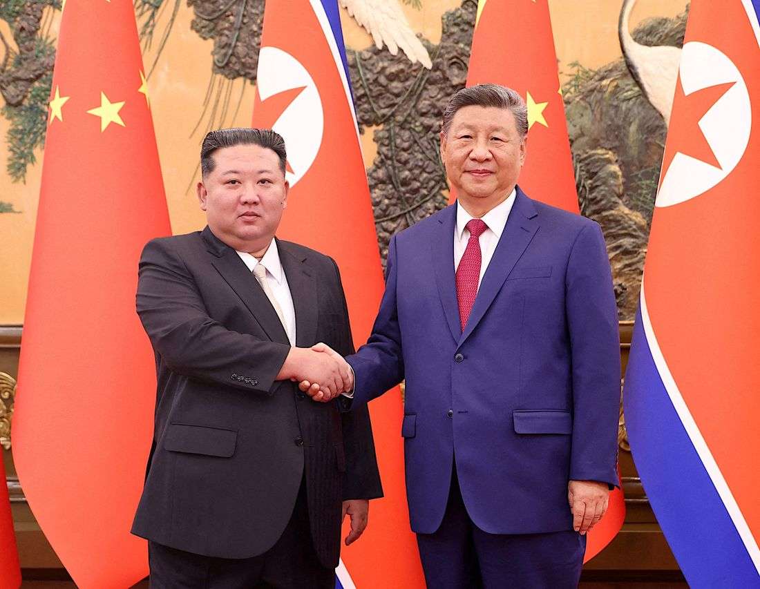With China's Xi in North Korea, Kim to project confidence, defiance