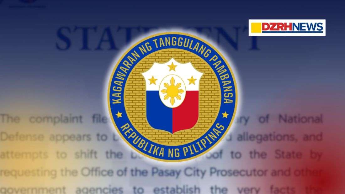 DND calls complaint vs. Teodoro 'unverified,' says burden of proof lies on complainants