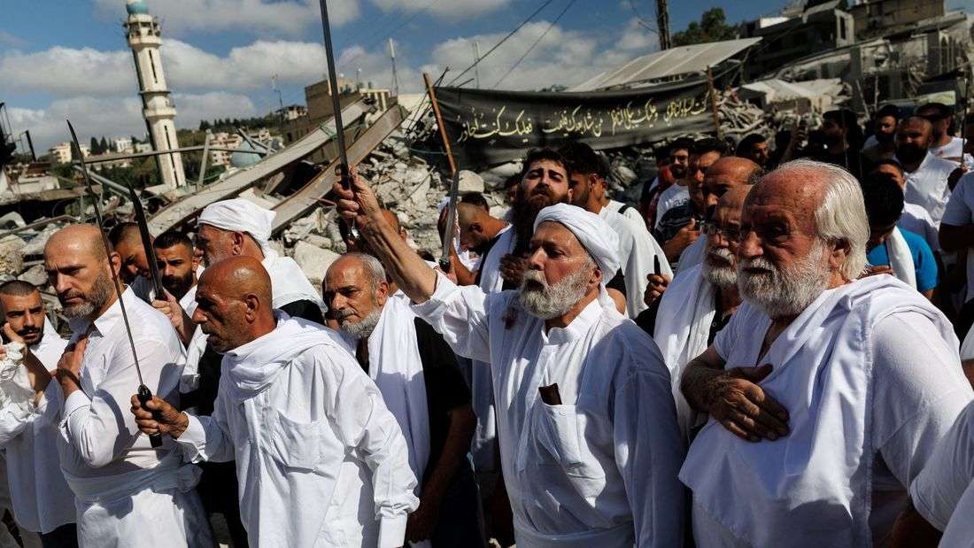 Shi'ite Muslims mark their holiest day in war-battered Lebanon