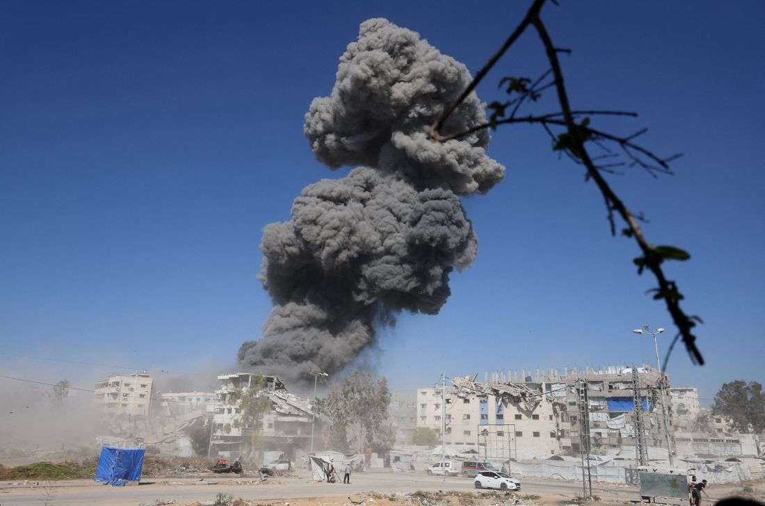 Israeli attacks in Gaza kill six people, including a girl, medics say