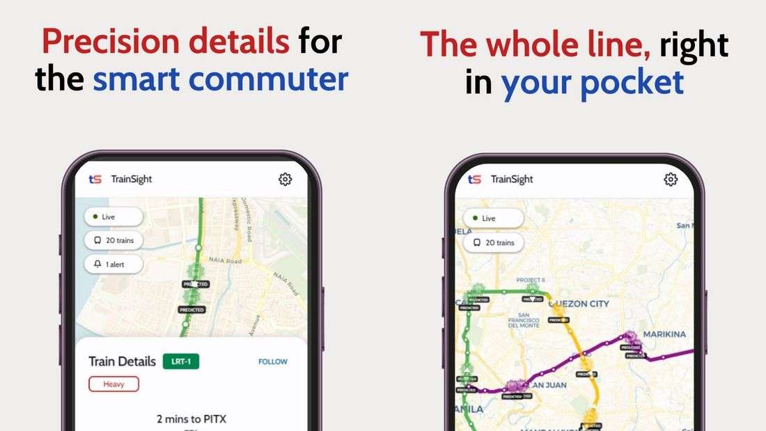 Commuter app ‘TrainSight’ to launch with real-time LRT, MRT updates