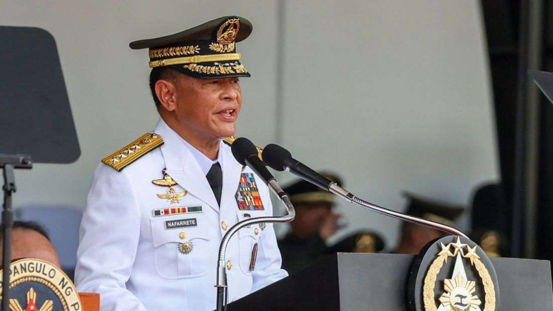 Brawner urges new AFP chief Nafarrete to sustain security, stability efforts through Marcos term