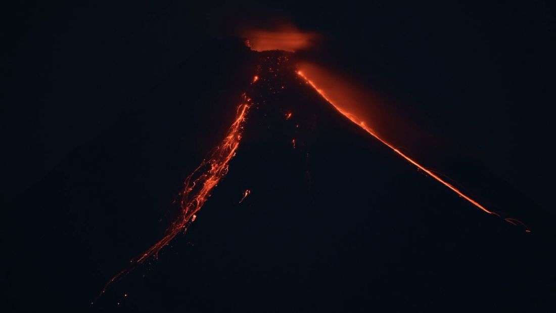 Mayon Volcano remains under alert level 3 as lava flows, quakes continue