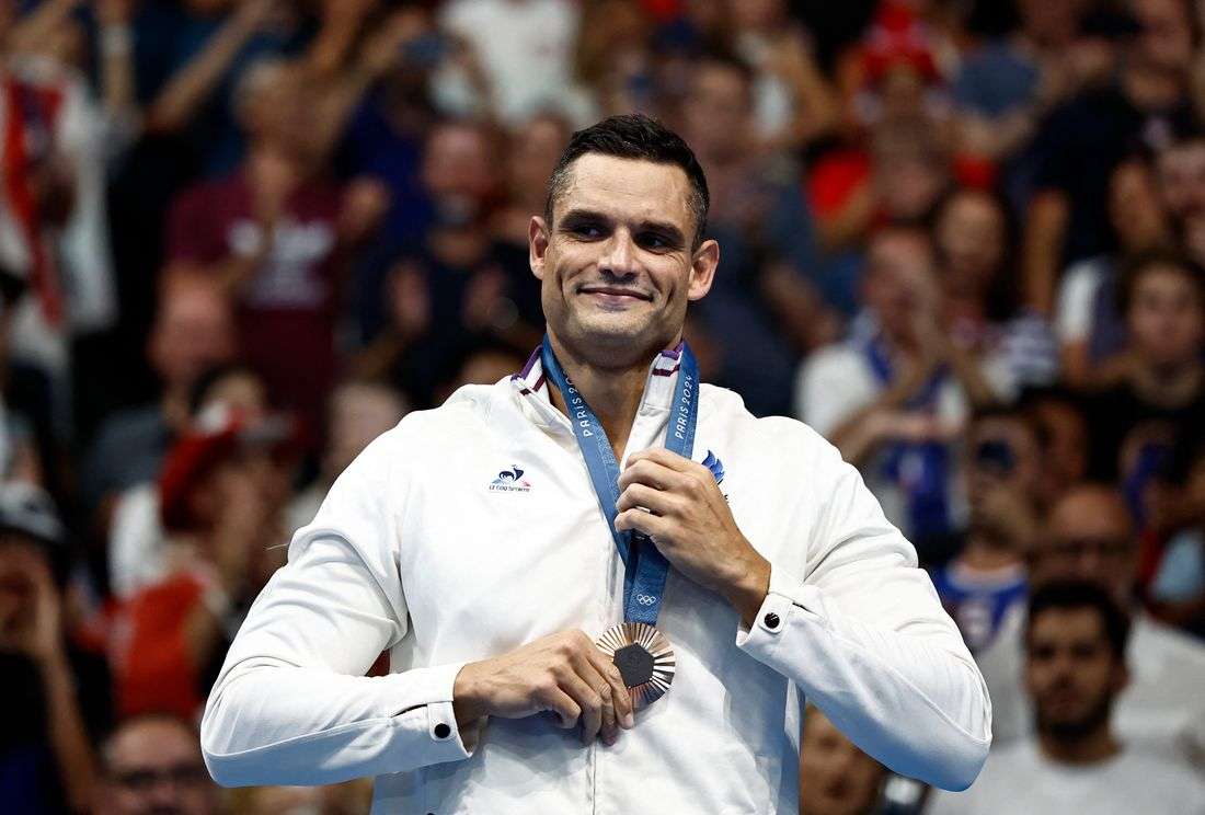 Swimming-France's Manaudou, Olympic 50m freestyle champion, retires at 35