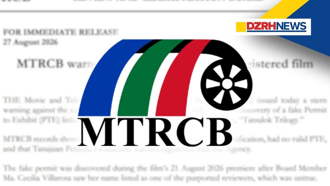 MTRCB warns filmmakers over fake permits, unregistered productions