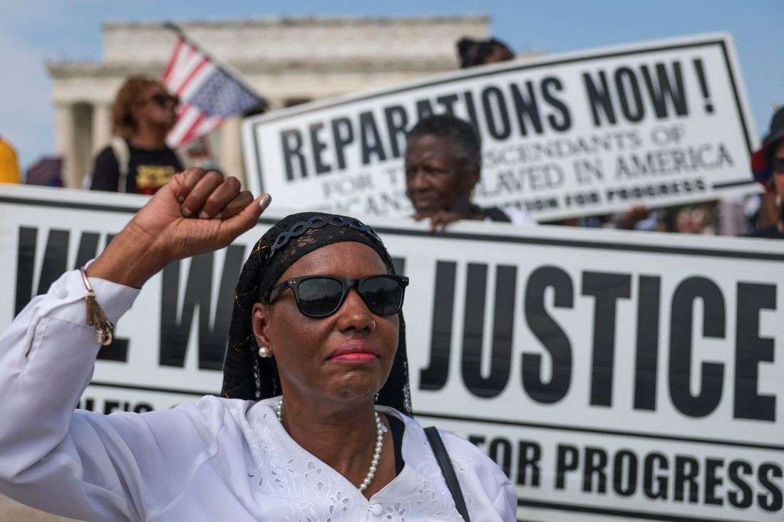 Thousands march in Washington as leaders warn of voting and civil rights rollbacks