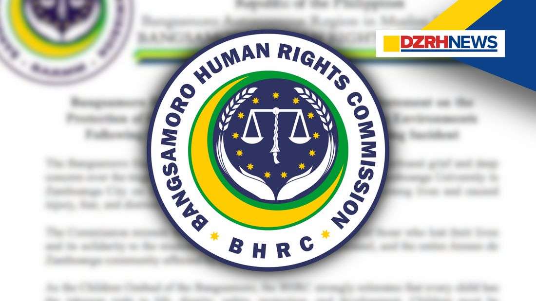 Bangsamoro human rights commission calls for child protection after Zamboanga shooting