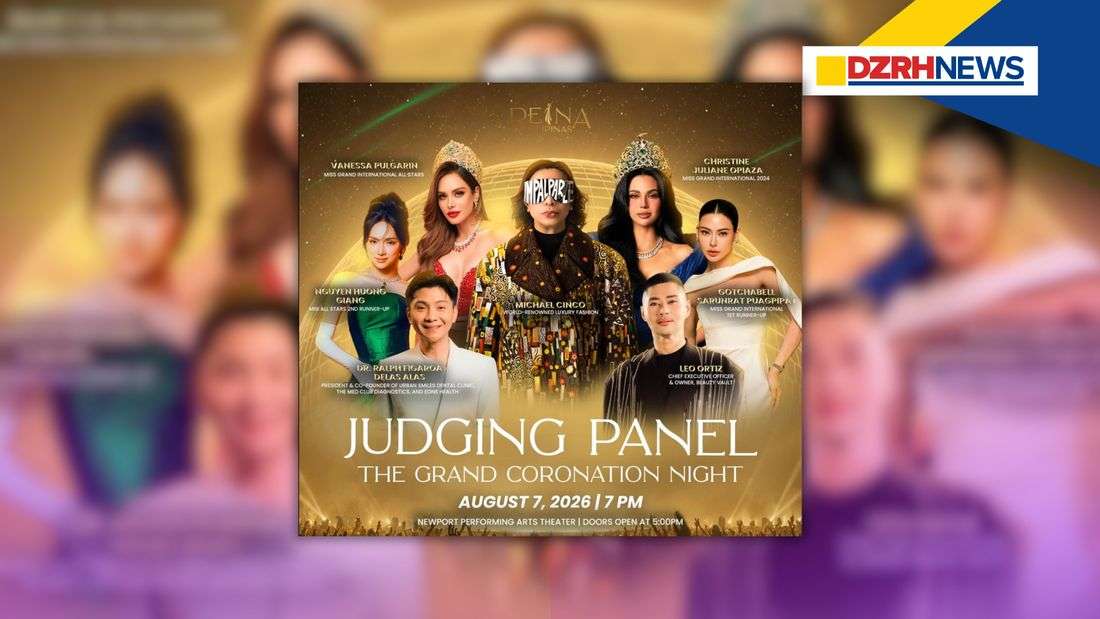 Reina Filipinas unveils judging panel for grand coronation night
