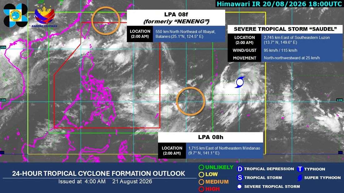 Habagat rains persist in Luzon; generally fair weather seen across rest of PH Friday
