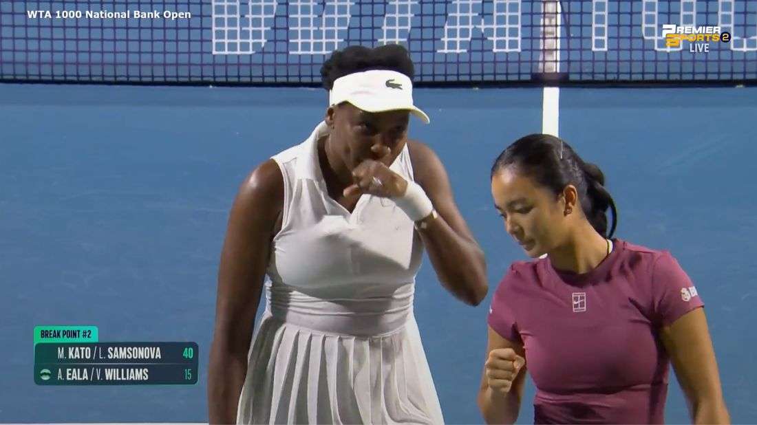 Eala-Williams doubles run ends at National Bank Open Round of 32