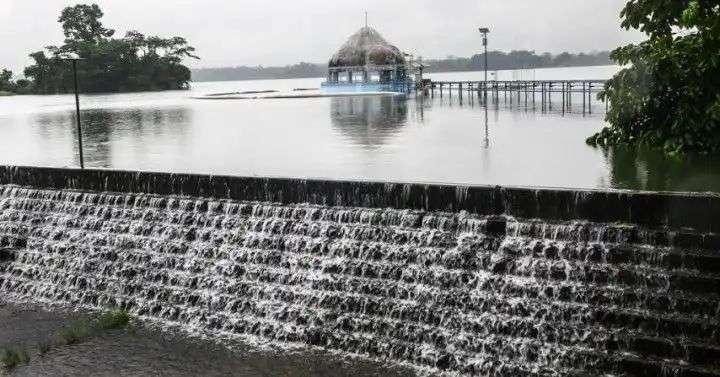 La Mesa Dam reaches spilling level amid habagat rains