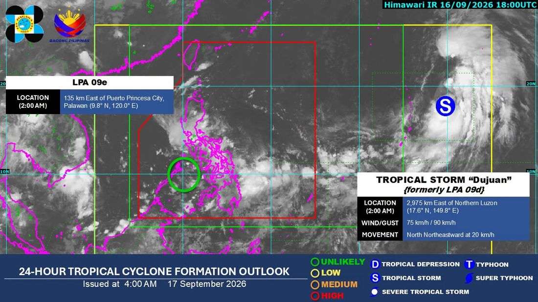 LPA, ITCZ to bring rains, thunderstorms over parts of Luzon, Visayas, Mindanao