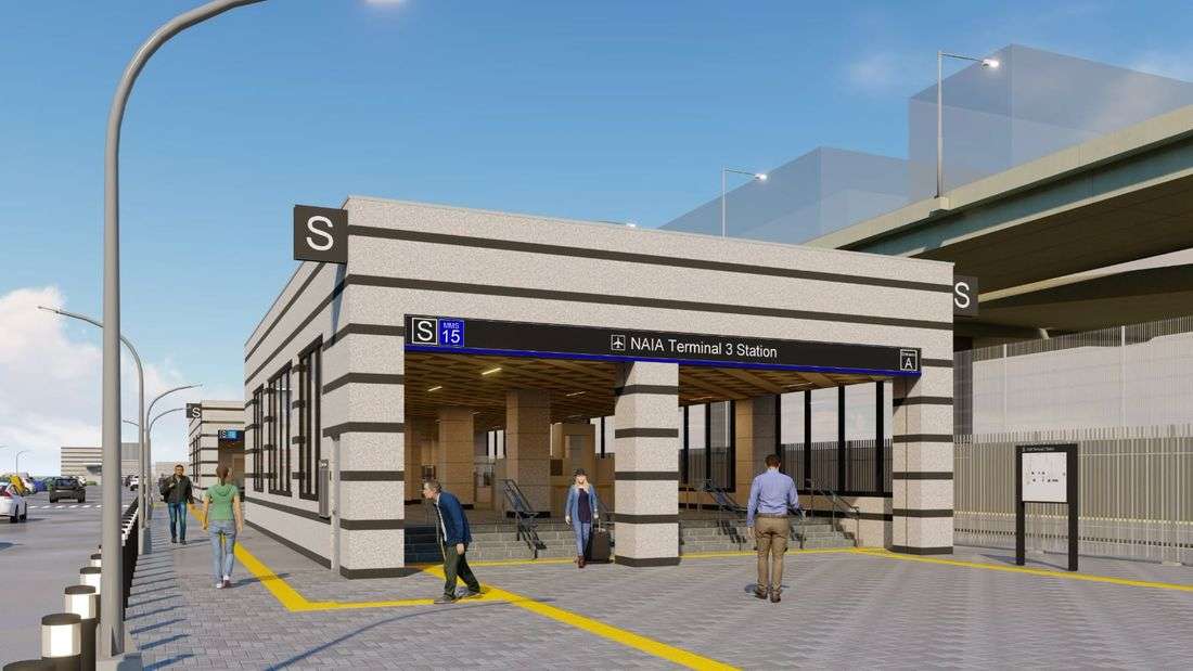 DOTr unveils render of NAIA T3 subway station