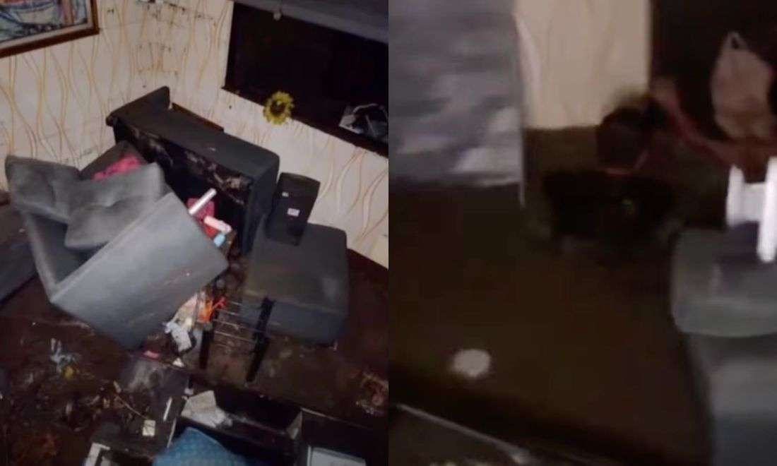 Maynilad pipe bursts, causes head-deep flooding in a subdivision in Bacoor, Cavite