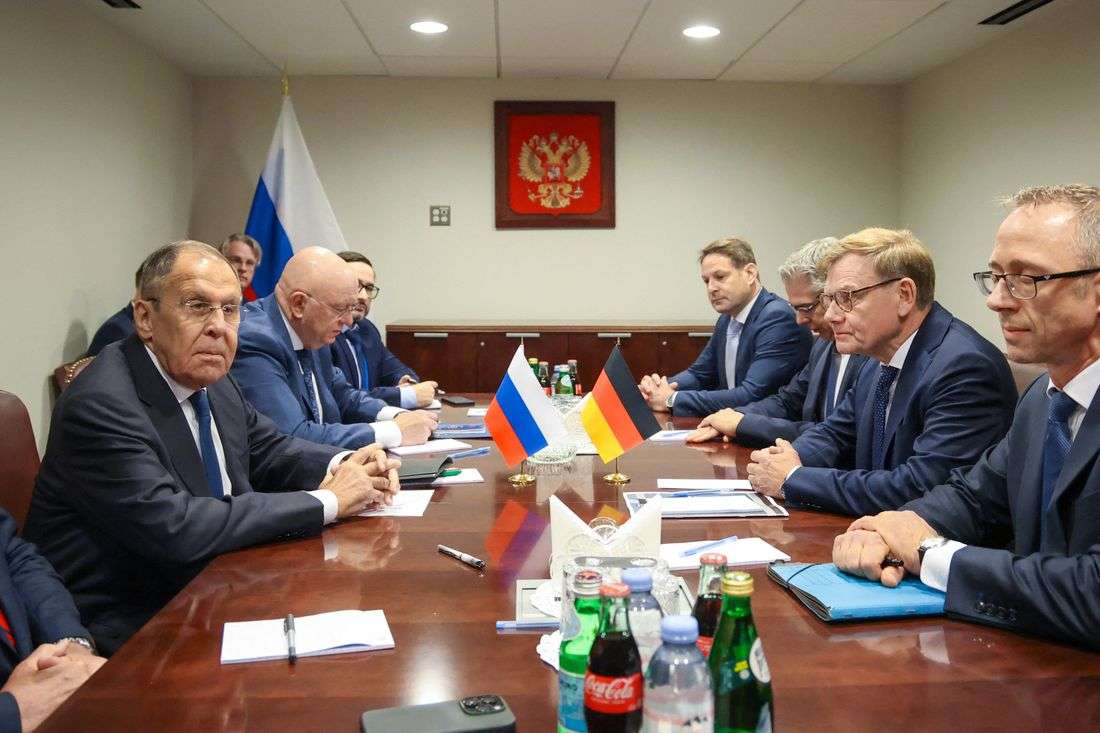 At UN, Russia and Germany's top diplomats hold first talks since 2022