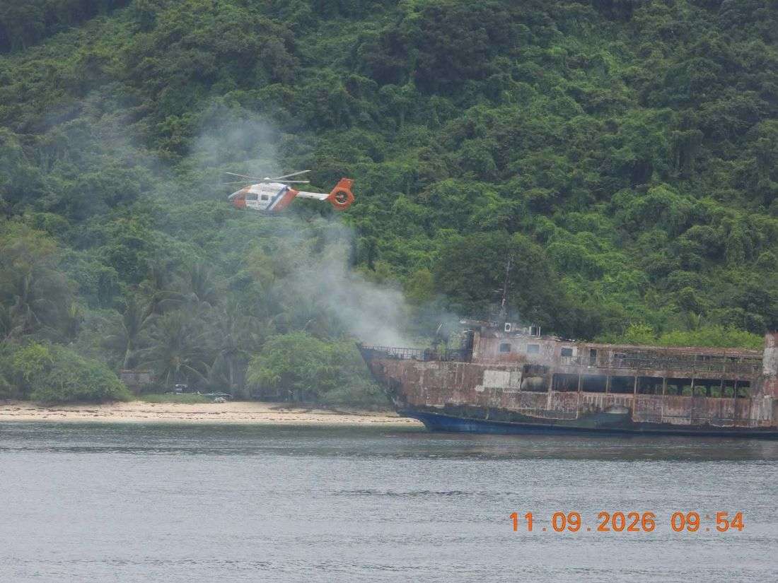 PCG: Missing captain of fire-hit MV June Aster has liability