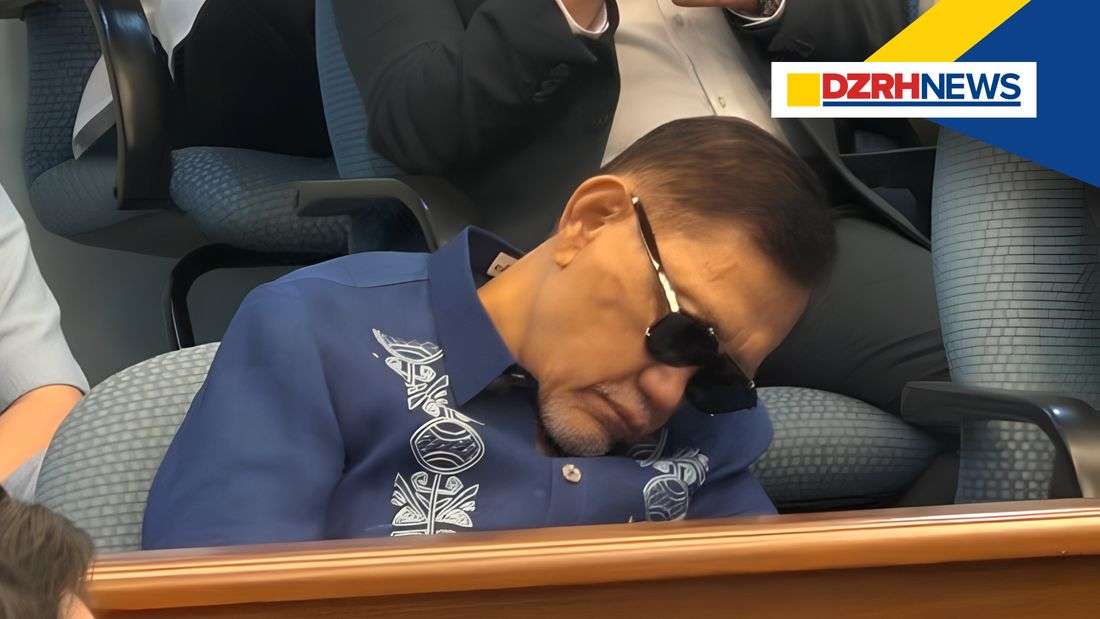 Abante falls asleep during impeachment trial