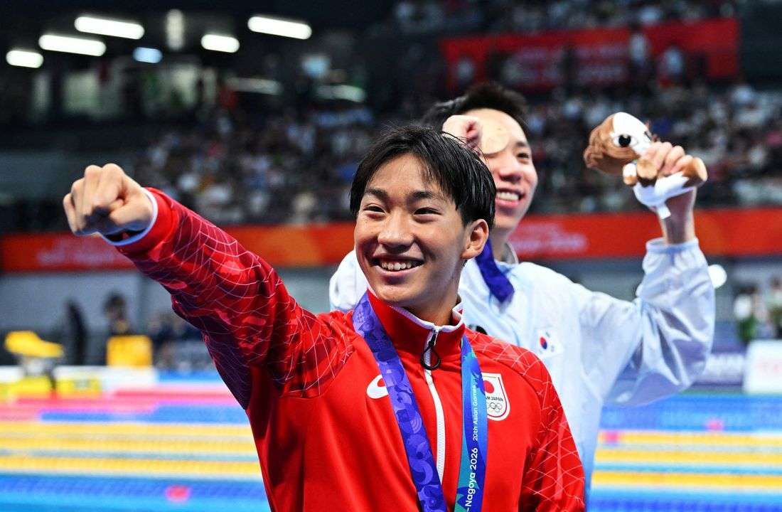 Games-Japan's Ohashi lights up home Asiad with world record