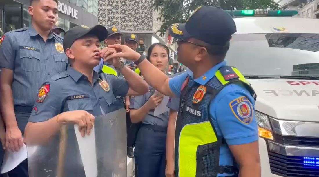 4 protesters arrested, 16 cops injured in clash outside LEC forum