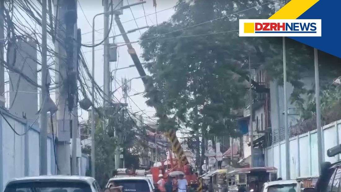 Power supply partially restored in Pasay City after power pole collapses