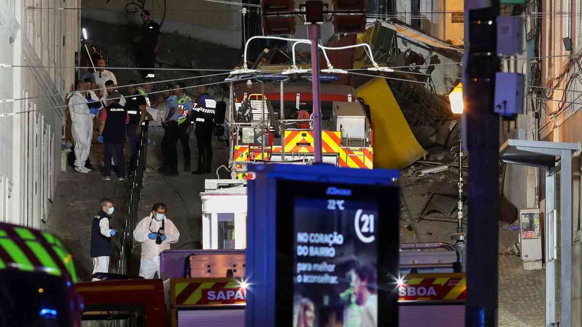 At least 15 killed in crash on Lisbon's historic cable car railway