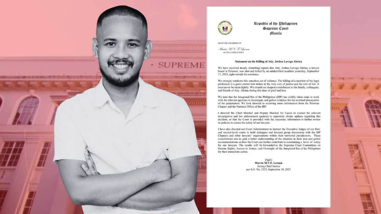 Supreme Court orders probe into Palawan lawyer’s killing