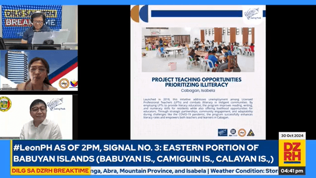 DILG sa DZRH Breaktime: LGUs of Cabagan, Puerto Galera reach success on program initiatives
