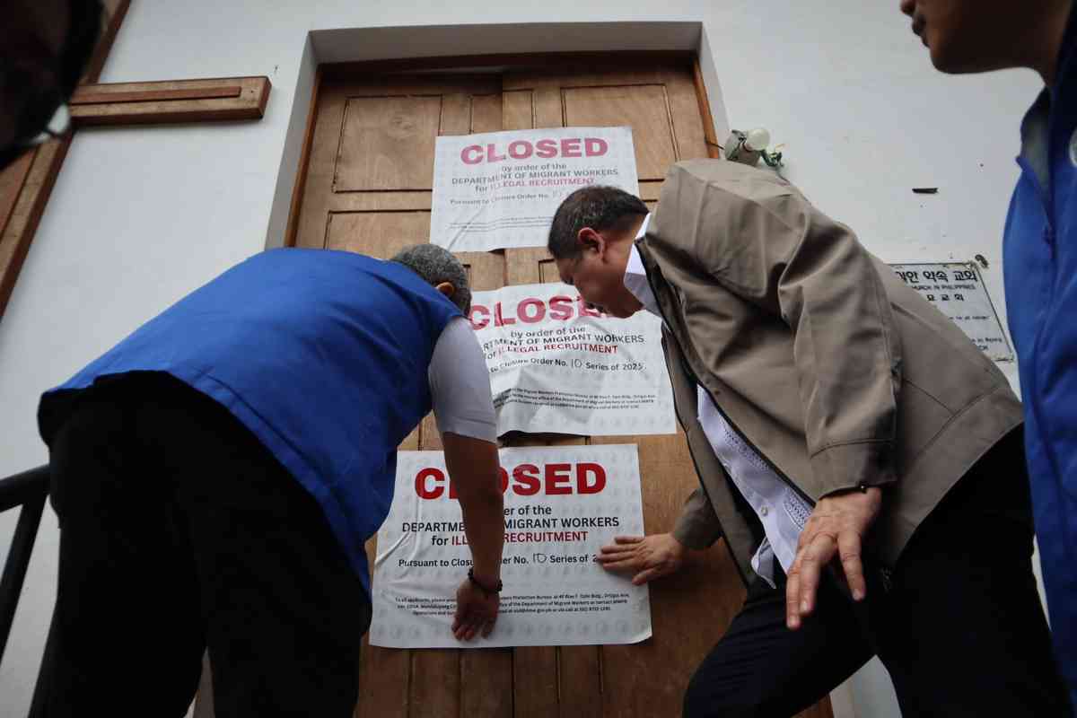 DMW, NBI shuts church in Rizal for alleged illegal recruitment
