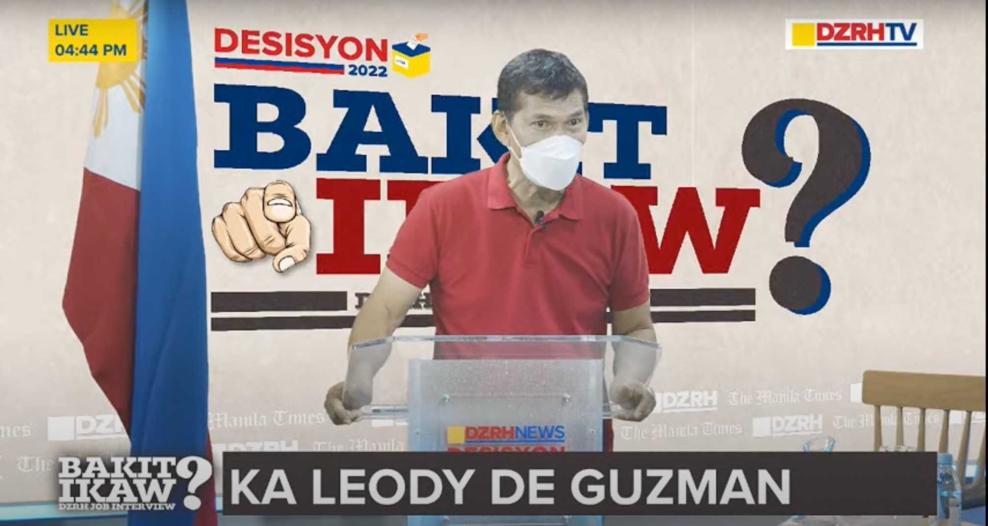 Ka Leody wants taxes imposed on the rich