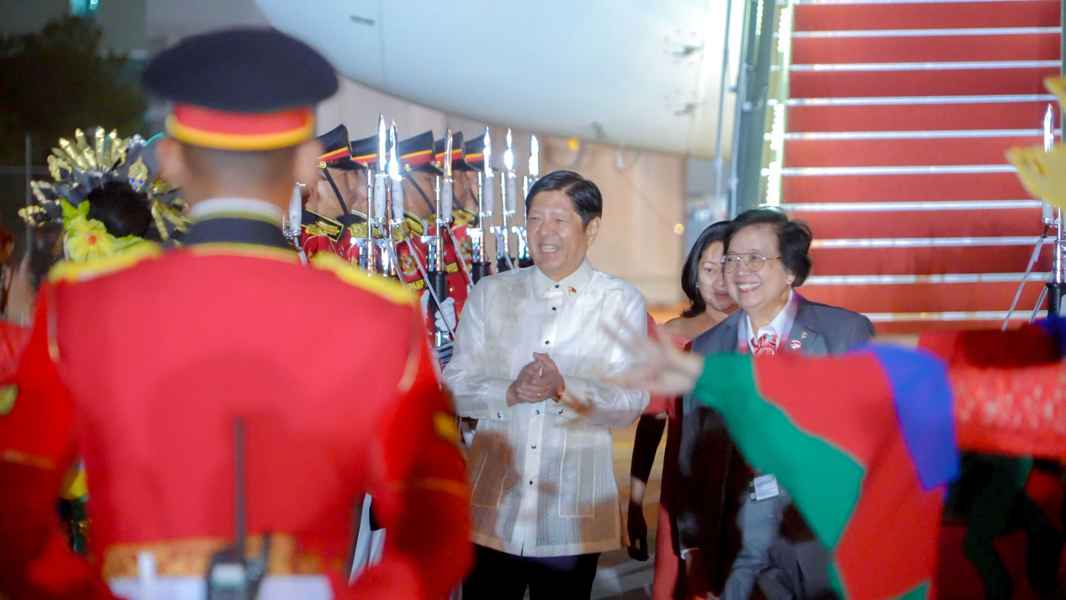 Marcos arrives in Jakarta, Indonesia to participate in ASEAN 2023