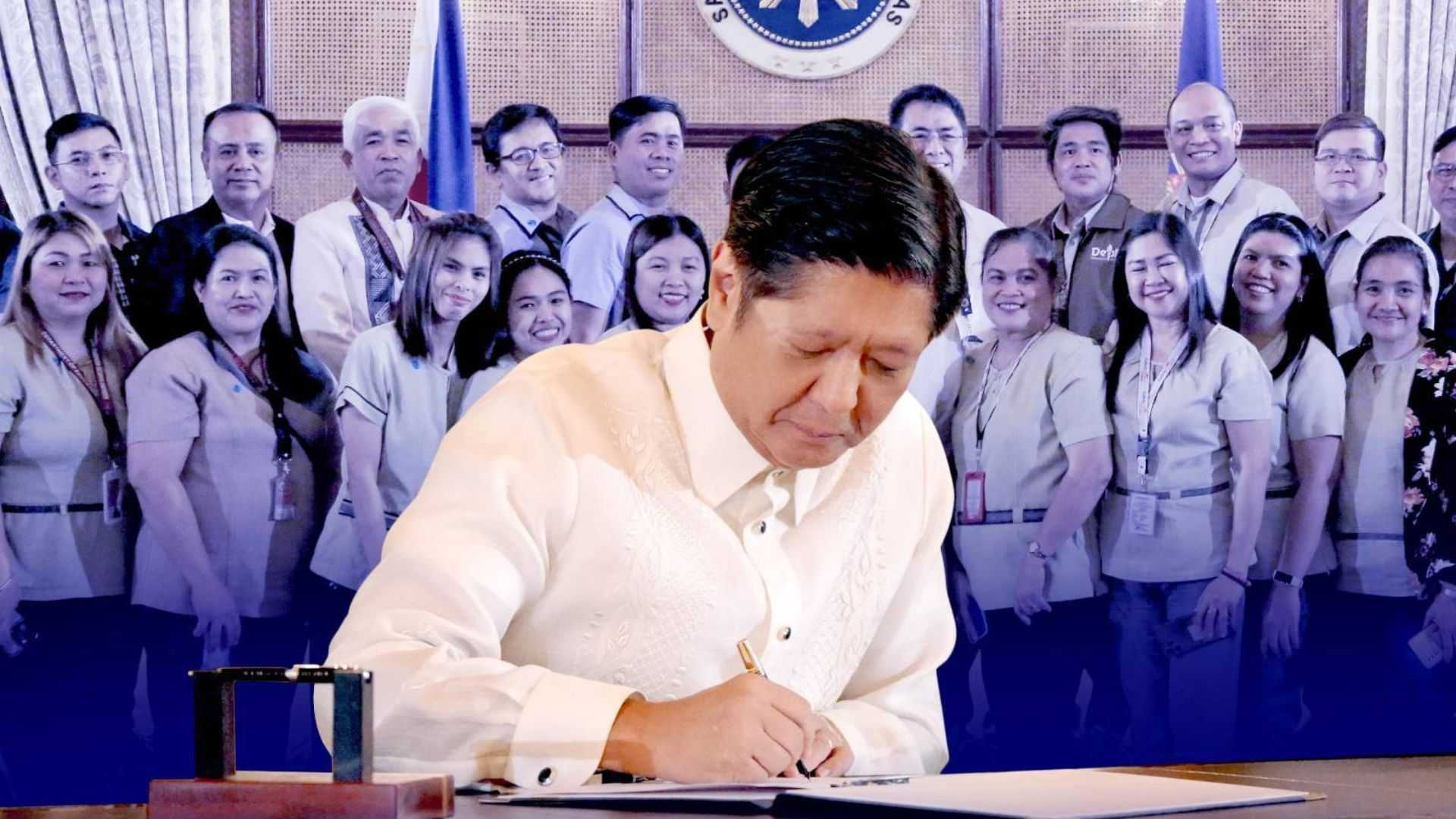 Marcos Program Marcos signs ARAL Program Act