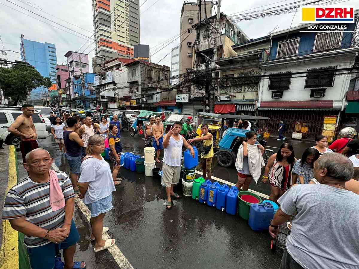 Water rationing implemented in Tondo as major Maynilad pipeline damaged