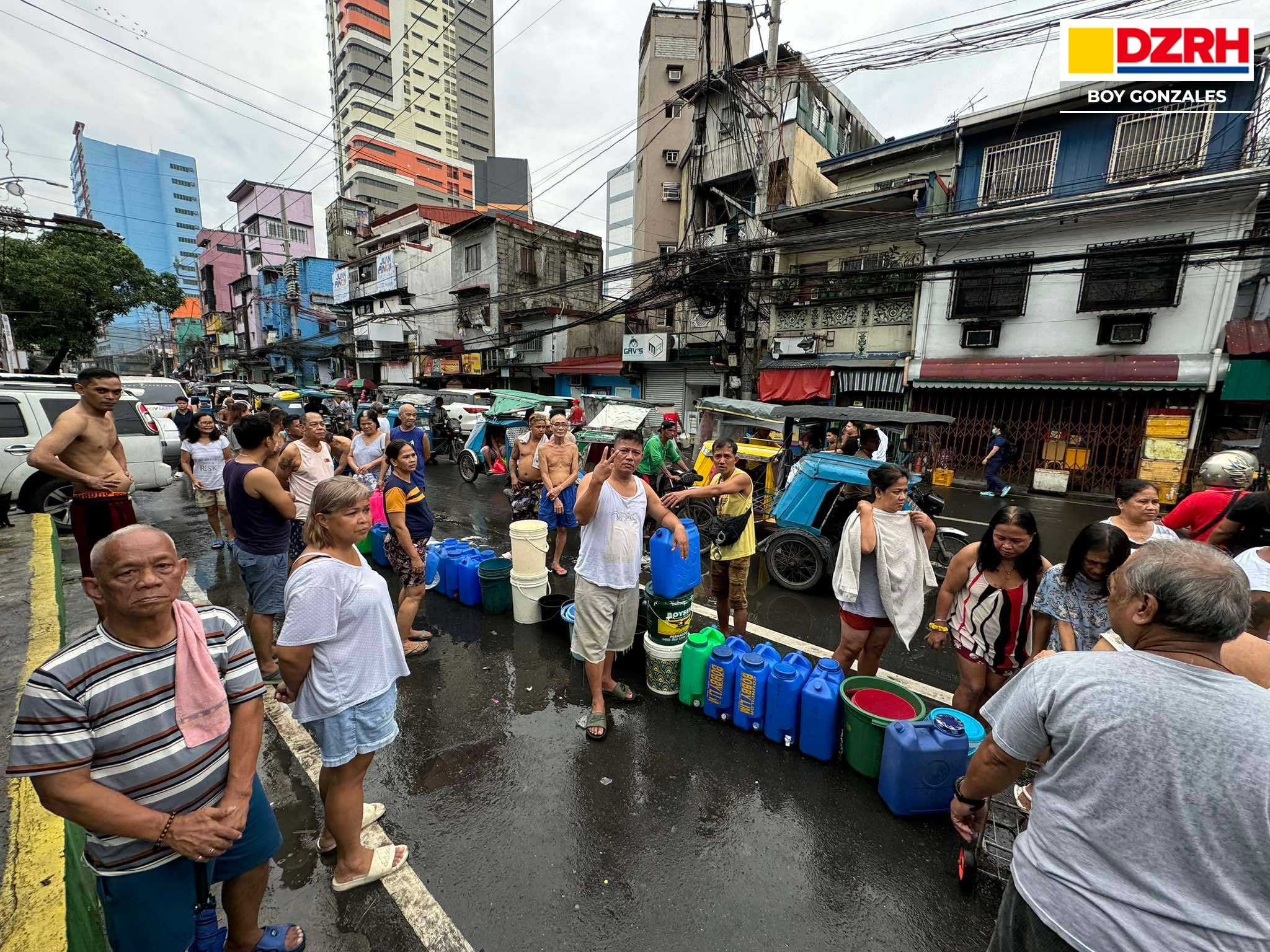 Water rationing implemented in Tondo as major Maynilad pipeline damaged