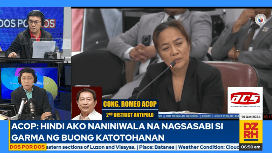 Other witnesses to corroborate Garma's claims refused to testify — Solon