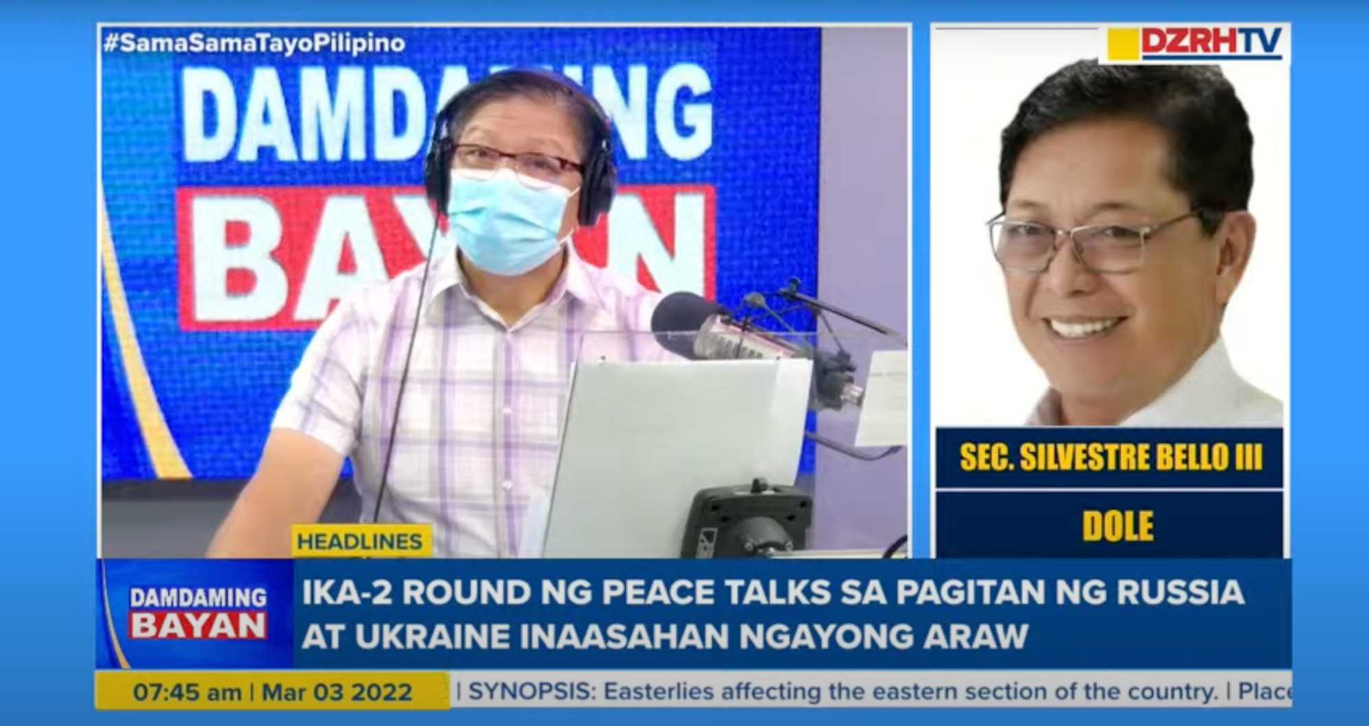 'Fake news': Bello debunks reports of terminated COVID-hit OFWs in Hong Kong