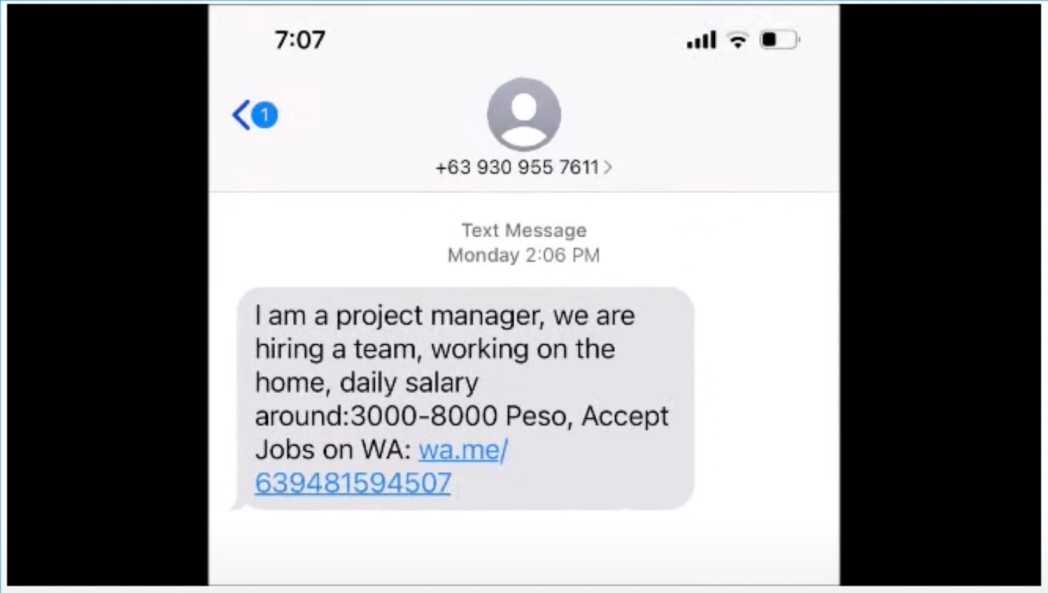 'Global crime syndicate' behind scam texts — NPC