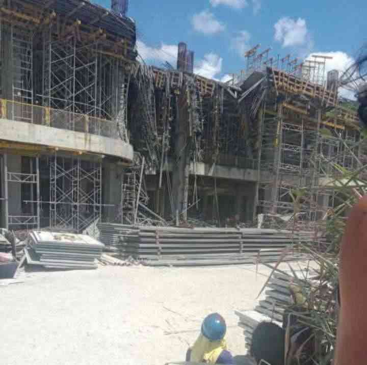 2 construction workers dead after scaffolding collapse at a construction site in Santa Rosa, Laguna