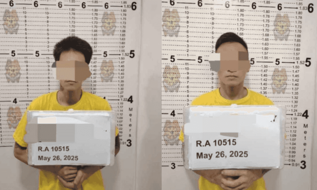 2 suspects hiding in 'manhole' arrested for cable wire theft worth P117k