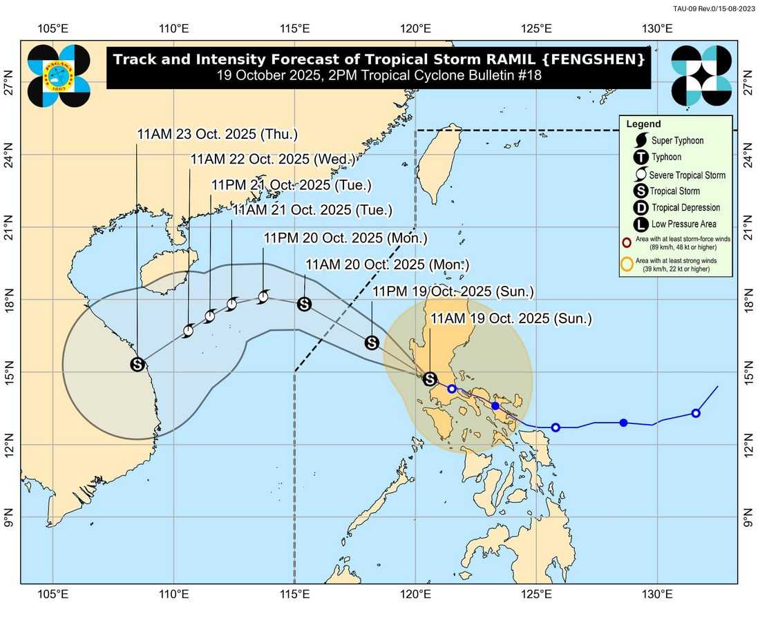 #RamilPH maintains strength, exits Luzon landmass