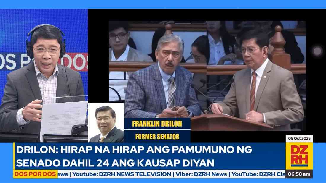 Drilon warns against snap elections, calls for stronger institutions amid senate turmoil