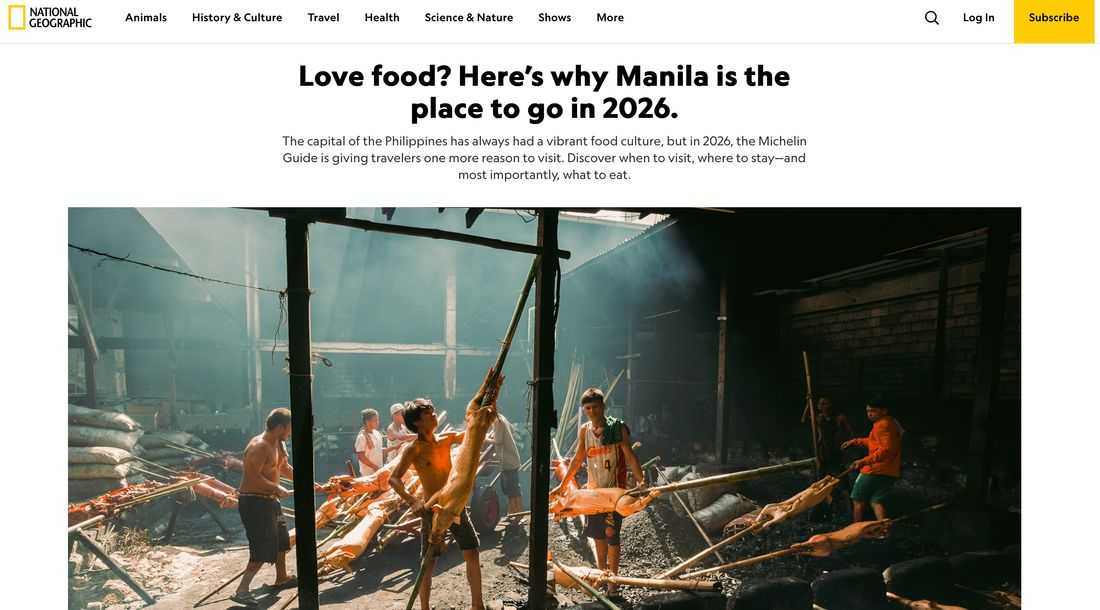 National Geographic spotlights the Philippines in ‘Best of the World 2026’