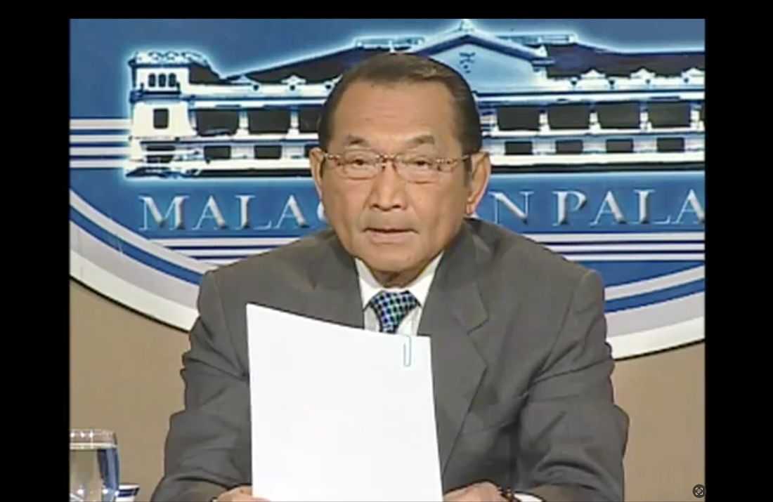 Former executive secretary Eduardo Ermita dies at age 90