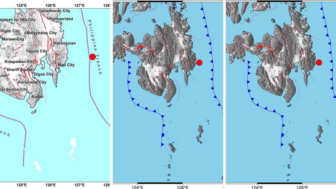 5 strong quakes strike Manay, Davao Oriental within same hour