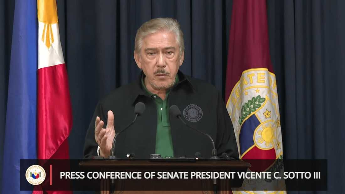 Leadership intrigues won’t derail 2026 budget deliberations – SP Sotto