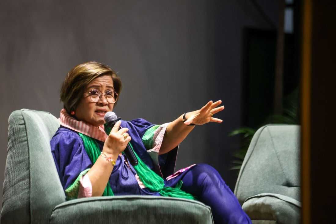 De Lima supports lifting of SALN restrictions, pushes for passage of FOI law