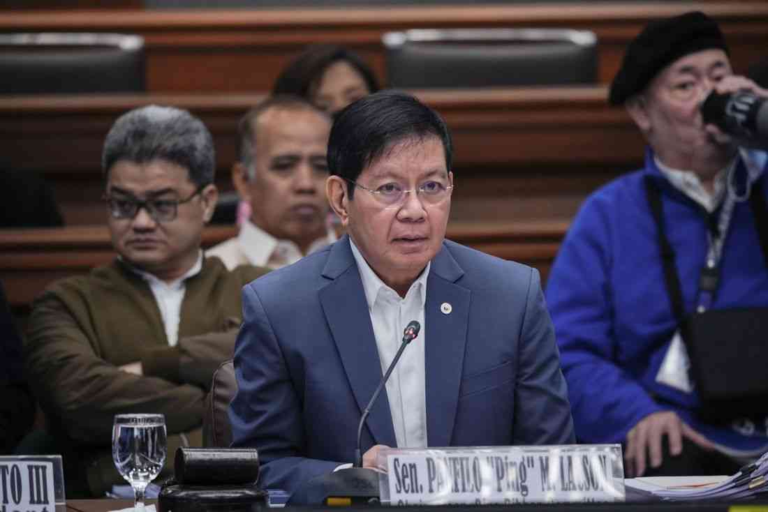 Lacson officially resigns as Chairperson of Senate Blue Ribbon Committee; Denies allegations of protecting certain individuals