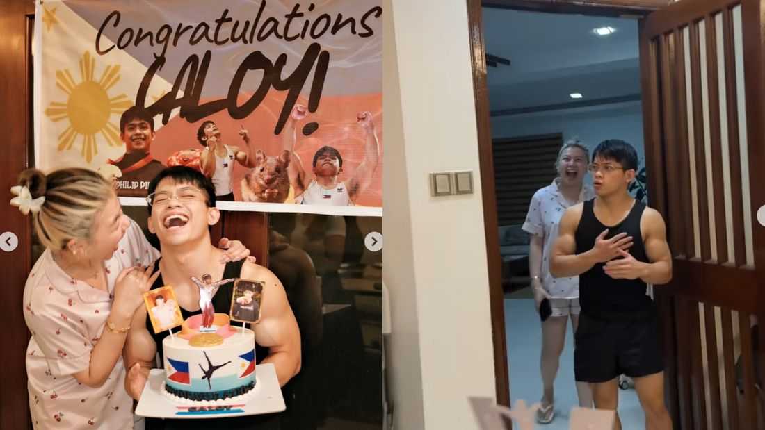 Chloe San Jose shares, "no fancy setups, no grand gifts" after Carlos Yulo’s World Championship Win
