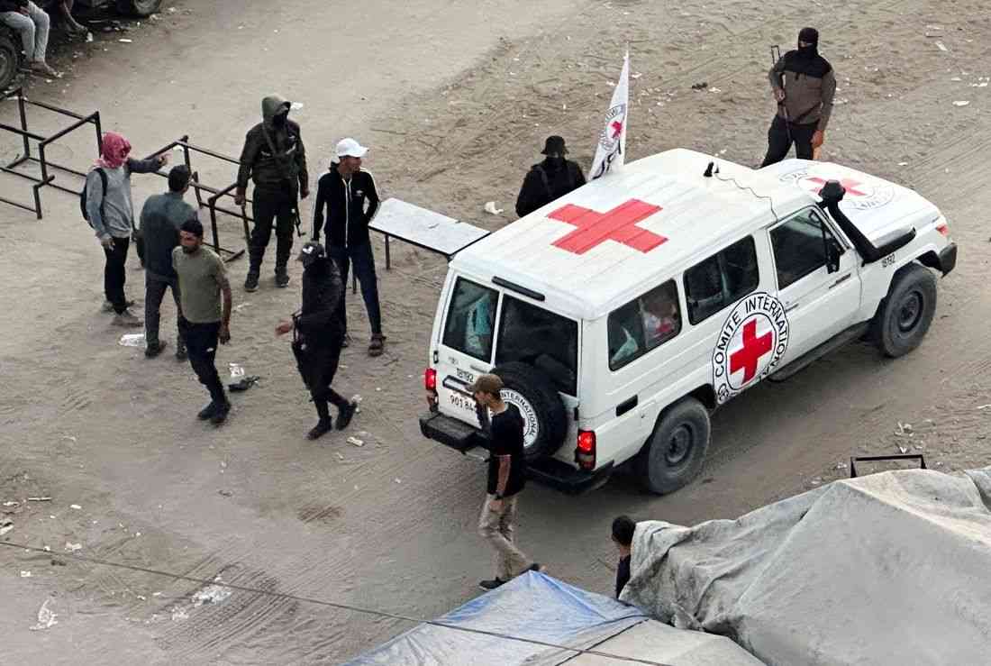 Red Cross begins operation to receive first Israeli hostages in Gaza