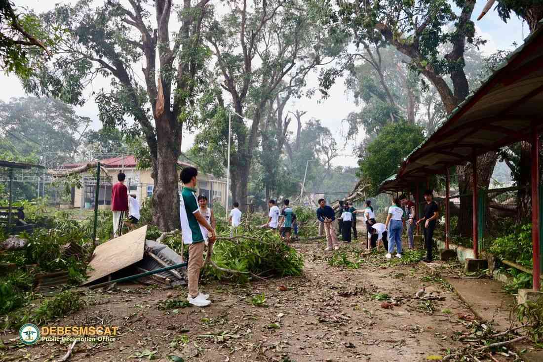 Typhoon Opong leaves 339 students stranded at Masbate State University
